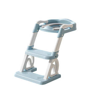 Riduttore WC per Bambini da 1-7 Anni Sgabello <span class=keywords><strong>Vasino</strong></span> Ausilio per Toilette Addestramento al <span class=keywords><strong>Vasino</strong></span> Scala Pieghevole per Uso Domestico - Product Image 2