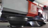 Máquina de Hilado de Metal CNC de Doble Rueda y 3 Ejes de 1650 mm para la Producción de Tubos de Pared Delgada sin Costuras y Cajas de Cartuchos
