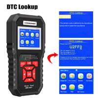 Escáner de mano Lector de código de falla Escáner ECU de coche KONNWEI para automóviles/para camiones/para SUV Soporte multimarca