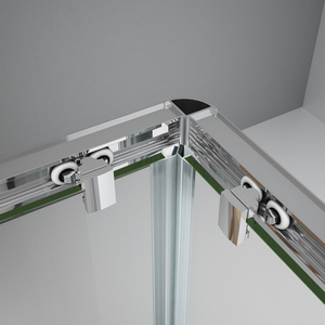 <span class=keywords><strong>Salle</strong></span> <span class=keywords><strong>de</strong></span> <span class=keywords><strong>bain</strong></span> populaire carré en aluminium <span class=keywords><strong>salle</strong></span> <span class=keywords><strong>de</strong></span> douche étanche en verre trempé porte coulissante cabine <span class=keywords><strong>de</strong></span> douche - Product Image 4