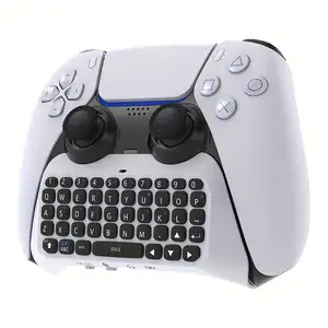 คีย์บอร์ดควบคุมไร้สายสําหรับ PS5 ไร้สาย 3.0 Mini แบบพกพา Gamepad Chatpad พร้อมลําโพงในตัวและแจ็คเสียง 3.5 มม