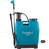 Farmjet Pompa Tekanan Tangan 16L / 18L/20L, Tangki Berat Nyaman Membawa Ransel Penyemprot Pertanian