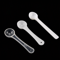 Cucchiaio dosatore in plastica bianca professionale OEM personalizzato da 1g, 2g, 3g, 5g, 10g, 15g per sciroppo
