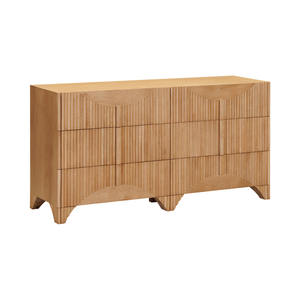 HAVASU Collection Wooden Bedroom Living Room Eco-Friendly Home Furniture Wholesale Price Wooden Dresser 6 Drawers - Product Image 1