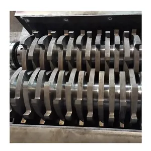 PLC Wood/metal/rubber/plastic/cardboard Shredder Machine Chamber Box Knife Blade Shredder Blade Box