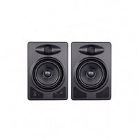 Enceintes de monitoring actives professionnelles de studio 5 pouces, stéréo 2 canaux, réponse en fréquence 70Hz-20KHz, sortie 70W A5BT