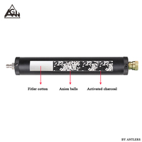 Séparateur eau-huile 42Mpa pour pompe à air PCP, filtre de système d'air sec pour compresseur électrique haute pression avec raccord 8mm