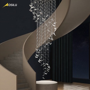<span class=keywords><strong>Lampadario</strong></span> a Farfalla in Cristallo Italiano-Francese, per Hotel di Lusso, Lobby, Casa, Duplex, Personalizzabile - Product Image 5