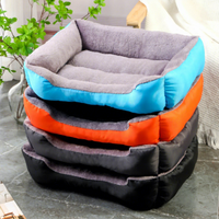 W146 Vente en gros Lit de canapé pour chien respirant personnalisé, double usage, double face, lits et accessoires pour animaux de compagnie, grand lit rectangulaire pour chiens et chats