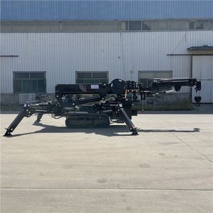 รถเครนตีนตะขาบขนาด 8 ตัน รุ่น T-039 พร้อมบูมไฮดรอลิก ฟลายจิ๊บแบบยืดหดได้ รถเครนขนาดเล็กแบบสไปเดอร์ ราคาโรงงาน - Product Image 2