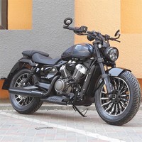 Nouvelle moto de croisière vintage Benda Grey Stone 250 Prince V-Type bicylindre refroidi par eau Jinjila 300cc
