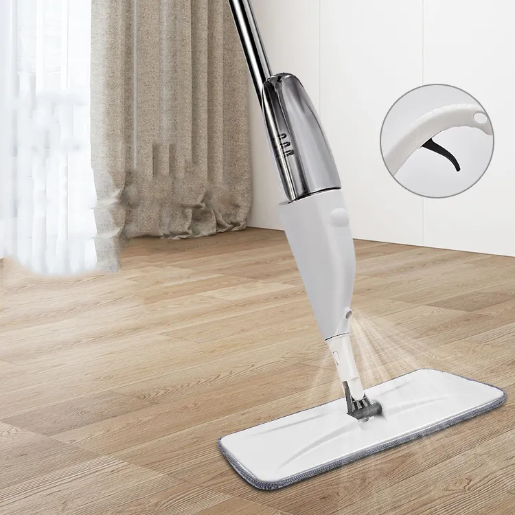 Cheapest hands free magic microfiber flat healthy water spray mop for Floor Window house cleaning with 360 rotary head