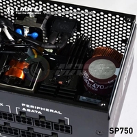 LIAN LI PSU 750w SFX bilgisayar Pc ITX güç için güç kaynağı siyah 80 artı altın 91% verimlilik tam oyun modüler