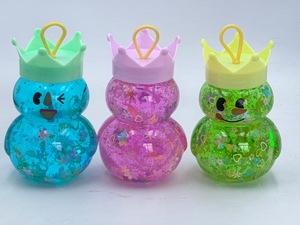 Slime <span class=keywords><strong>de</strong></span> Gelatina Transparente con Diseño Nuevo y Adornos Lindos, Mixue Snow King Doll Slimes, Venta al Por Mayor - Product Image 2