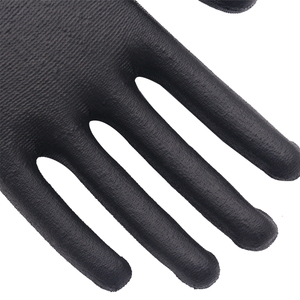 13G negro anti-estática de revestimiento de PU de protección laboral guantes - Product Image 3