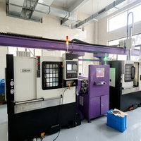 Centre de perçage et de taraudage CNC automatique intelligent, cellule de fabrication automatisée personnalisée, robotique portique 24/7 sans surveillance
