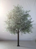 Arbre à fleurs de cerisier de 3 m pour centre de table de mariage, grand modèle, avec fleurs lilas et blanches, en pot, en promotion