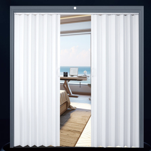 <span class=keywords><strong>PVC</strong></span> đơn giản trượt có thể gập lại cửa cho phòng ngủ phòng khách nhà bếp đa năng phân vùng phòng tắm với ẩn theo dõi vật liệu nhựa - Product Image 3