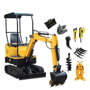 Mini-excavatrice compacte 1 tonne 1,2 tonne à vendre directement d'usine avec bras pivotant - Product Image 1