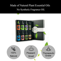 Meilleures ventes - Coffret cadeau d'huiles essentielles bio, senteur douce, mélanges synergiques d'aromathérapie, 8 pièces, effet rapide pour l'arôme