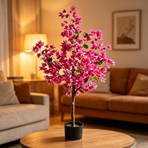 High Quality Real Touch Artificial Silk Bougainvillea Trees Durable Indoor Desktop <b>Plants</b> - Product Image 5