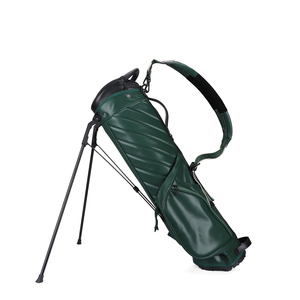 กระเป๋าใส่ไม้กอล์ฟแบบตั้งพื้นหนัง PU สีเขียววินเทจ กระเป๋าเดินทางแบบตั้งพื้นสำหรับกอล์ฟคลาสสิก - Product Image 2