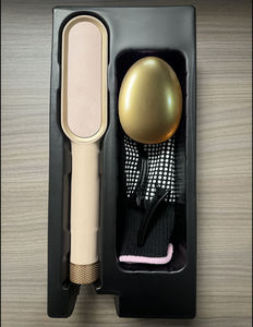 Peine para el Cabello Moderno de 45 W, Multiusos, Anti-quemaduras, Cepillo para el Cabello con Iones Negativos, Peine de Peinado de Calentamiento Rápido, 6 Niveles de Temperatura Ajustables - Product Image 5