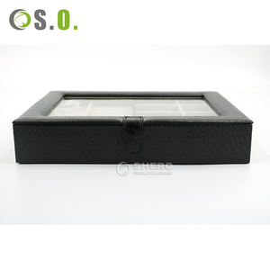 Caja de joyería de cuero PU con logotipo personalizado, caja para anillos, pendientes, pulseras, collares, caja de joyería de lujo. - Product Image 6