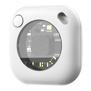 Localizador inteligente Buscador de niños y rastreador de mascotas Etiqueta de equipaje Impermeable IP67 Material de goma y silicona Compatible con Find My IOS - Product Image 1