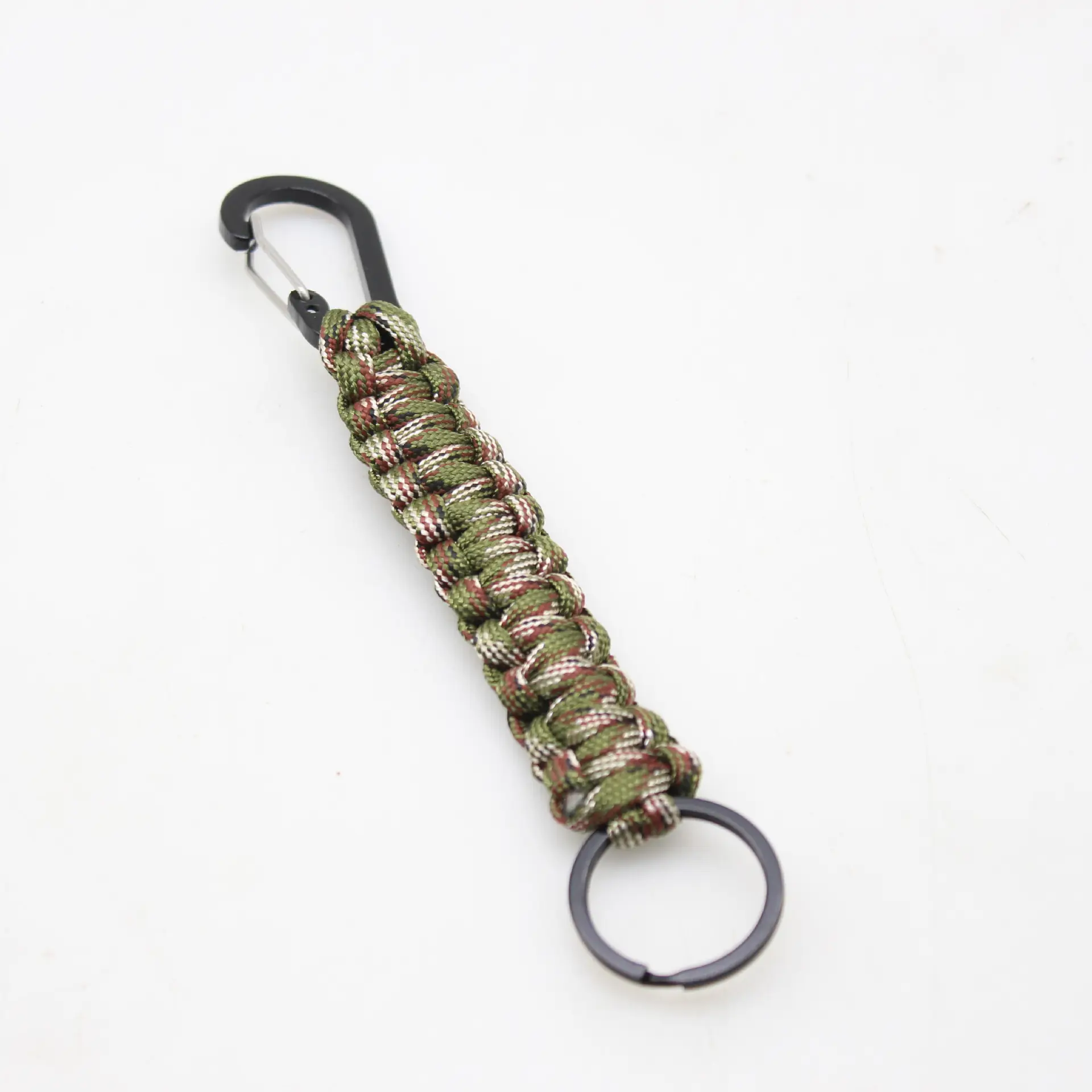 carabiner keychain lanyard Key Organizer for Camping Hiking Fishing Carabiner Keyring Macrame Lanyard Keychain Holder Key chains