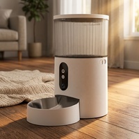 Distributeur automatique de nourriture pour animaux de compagnie avec contrôle intelligent du temps via application Wifi, pour chiens et chats