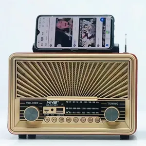 NNS 2073BT Am Fm Sw 라디오 휴대용 세계 수신기 11 밴드 Mp3 재생 Dab 오래 된 레트로 Boombox 라디오
