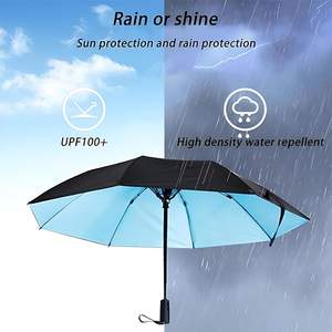 Parasol solaire rechargeable par USB avec ventilateur intégré et pulvérisateur pour la protection contre la chaleur, le refroidissement, la plage, les sports d'été, le golf, la marche - Product Image 5