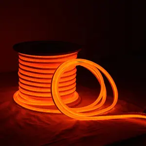 high quality wholesale personalizado diy flex custom chinese que a cor alterada tira de led neon orange tubing 12mm