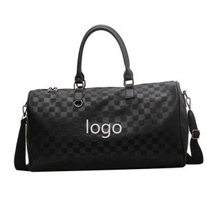 फैशन नए हल्के डफ़ल बैग बड़ी क्षमता विशाल टिकाऊ दैनिक व्यापार यात्रा जिपर पेटेंट चमड़े से बना बंद - Product Image 2