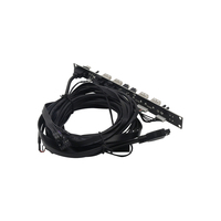 Caja de PC Cable de Panel frontal USB Dual USB 3,0 USB 2,0 Interfaz de 1 a 4 puertos Placa de circuito PCB Cable de conexión de interruptor de alimentación