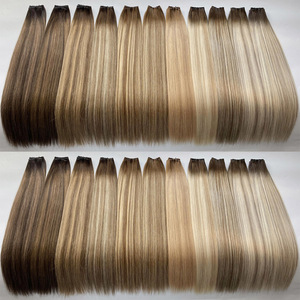 Extensioni per capelli Remy Genius 2026 da 22 pollici a doppia trama, morbide, invisibili e facili da applicare - Product Image 1