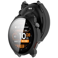 Film de protection d'écran en verre trempé, couvercle pare-chocs pour montre Haylou 4S HF012, étui de protection pour montre intelligente en PC rigide