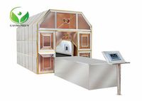 Four de crémation classique écologique pour animaux de compagnie et bébés, sans fumée, conteneurisé et mobile pour crématorium funéraire - Vente directe usine