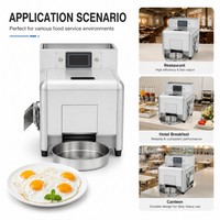 Machine à Omelettes Commerciale Automatique 75-120 pièces/h, Appareil de Cuisson et de Façonnage d'Œufs, Machine à Frire les Œufs Automatique
