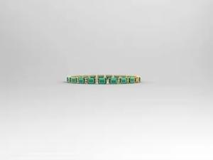 925 Green Diamond Bracelets with Diamond for Women for Party Occasions And <b>Wedding</b> <b>Gift</b> For Her - Product Image 4