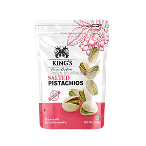 Sacs à collation zip-lock imprimés personnalisés de qualité alimentaire pochettes d'emballage alimentaire sec de noix d'amande auto-scellantes protection barrière PET/PE - Product Image 3