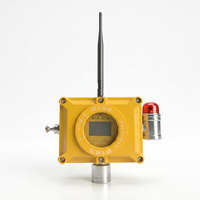 Detector de Gas Sulfuro de Hidrógeno Inalámbrico de Alta Calidad ENSENMAX, Alarma Sonora y Luminosa, Alta Precisión, Alimentación de 24V, Construcción Metálica