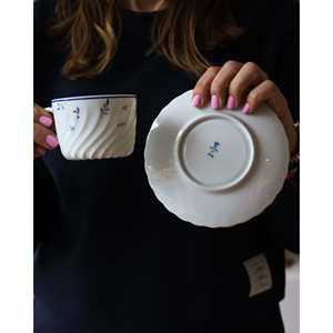 Juego de té completo de cerámica Richard Ginori Ancona de 6 piezas - Product Image 4