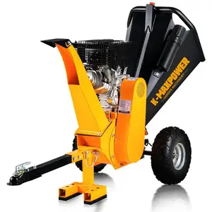 Tigarl approvato domestico 15Hp Loncin/Ducar motore a benzina di legno di Chipping di legno macchina frantoio di legno cippatrice trituratore Ce Pto