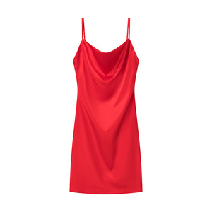Robe Courte à Bretelles <span class=keywords><strong>en</strong></span> Satin Sexy et Polyvalente SHENZHU pour Femme, Nouvelle Collection Printemps 2025, Style Français, Taille Cintrée - Product Image 2