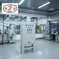 Armoire de commande de chauffage électrique Hengye DEX-2-50 380V 50KW 76A IP30 en acier au carbone, panneau de distribution d'énergie triphasé industriel