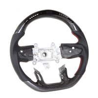 Compatible avec Dodge RAM 1500 2500 2018 2019 2020 2021 2022 TRX Rebel Laramie Volant de voiture en fibre de carbone véritable LED intelligent