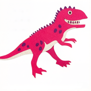 Tableau d'activités Montessori en feutre sur le thème des <span class=keywords><strong>dinosaures</strong></span> pour enfants - Jouet d'apprentissage interactif et sensoriel pour les tout-petits de 2 à 4 ans - Product Image 4