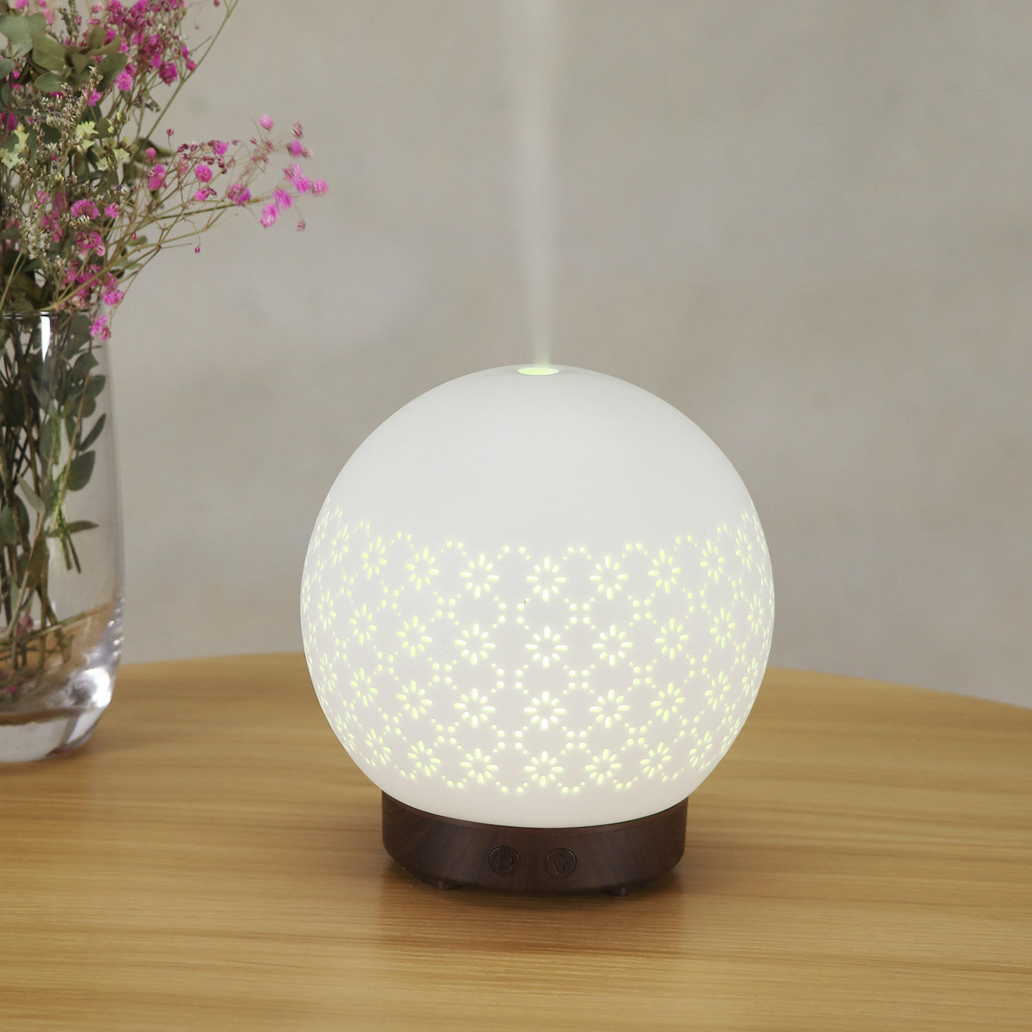 ฐานลายไม้สีเข้ม 2